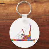 gymnastics exercise キーホルダー (正面)