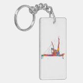 gymnastics exercise キーホルダー (正面左)