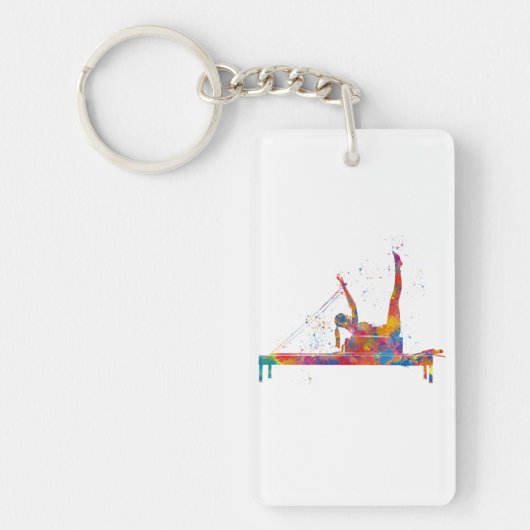 gymnastics exercise キーホルダー (正面)