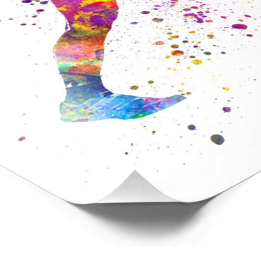 gymnastics exercise フォトプリント            (角)