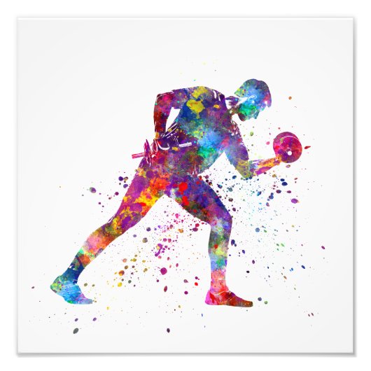 gymnastics exercise フォトプリント            (正面)