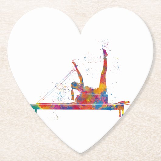 gymnastics exercise ペーパーコースター (正面)