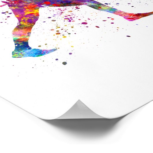 gymnastics exercise ポスター (角)