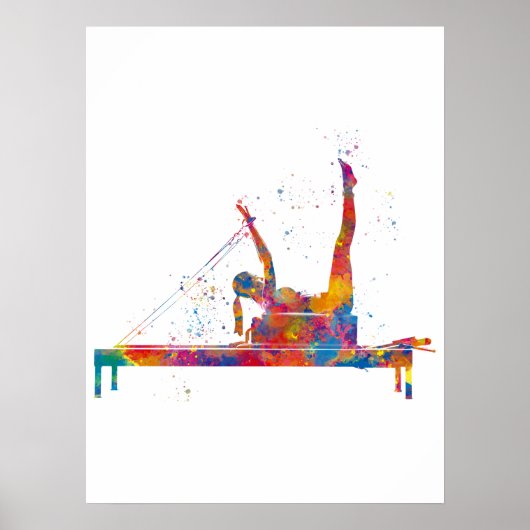 gymnastics exercise ポスター (正面)