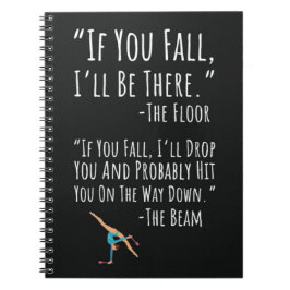 Gymnastics Gifts Sport Women Beam Girl Acrobats ノートブック