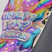 Gymnastics Girl Too Many Leos? I Don't Think So フリースブランケット