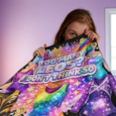 Gymnastics Girl Too Many Leos? I Don't Think So フリースブランケット