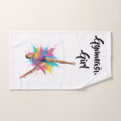 Gymnastics Girl - Towel ハンドタオル (ハンドタオル)