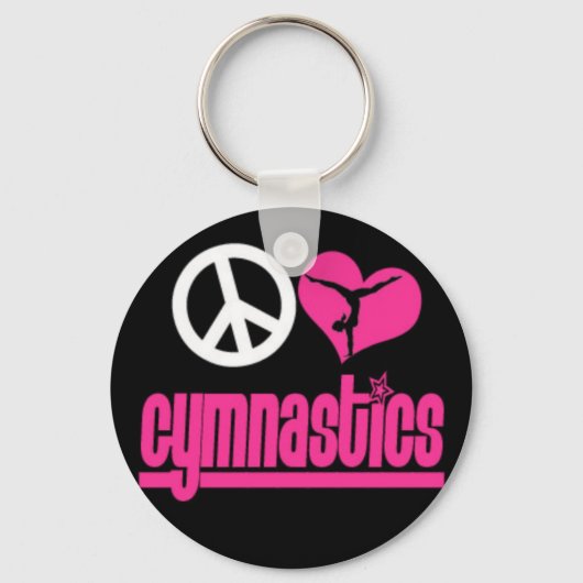 Gymnastics keychain gifts and accessories キーホルダー (正面)