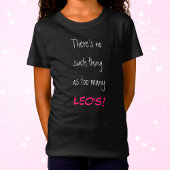 Gymnastics - No such thing as too many leos! Tシャツ