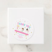 Gymnastics Pink Birthday Party フェイバータグ (インサイチュ)