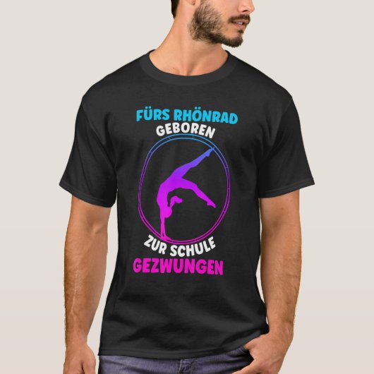 gymnastics rhönrad gymnastics coach gymnsatik gift tシャツ (正面)