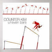 Gymnastics- uneven Bar Skill ポスター (正面)