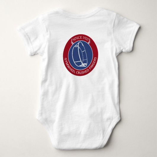 Gymwheel Crushed Fingers Baseball Shirt Women Tシャツ (裏面)