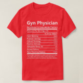 Gyn Physician Nutritional And Undeniable Factors G Tシャツ (デザイン正面)