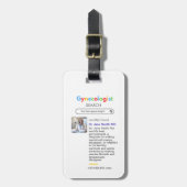 gynecologist BEST search Google stars ラゲッジタグ (正面縦)