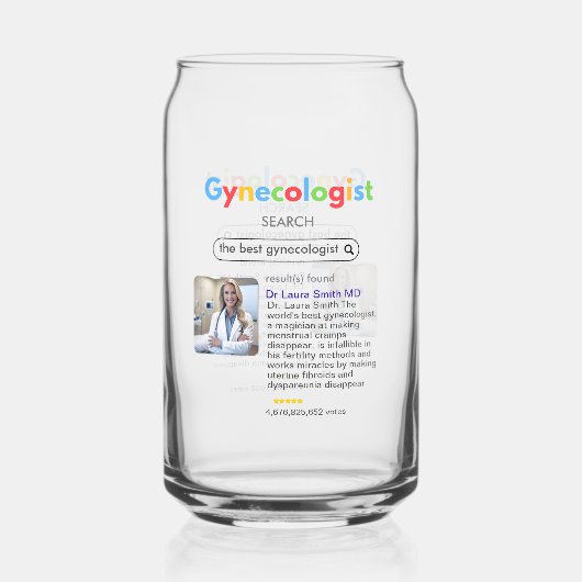 Gynecologist Google TEXT INTERNET ガラス缶 (裏面)