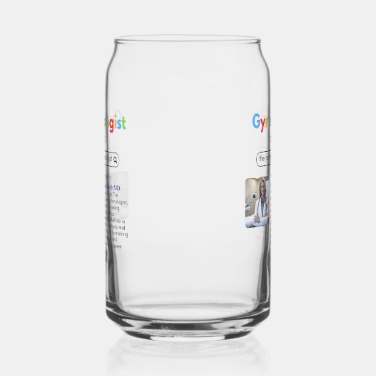 Gynecologist Google TEXT INTERNET ガラス缶 (左)