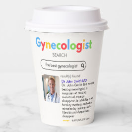 GYNECOLOGIST obstetrician doctor antistress 03 紙コップ