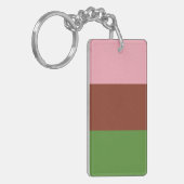 Gynesexual Pride Flag  キーホルダー (正面左)