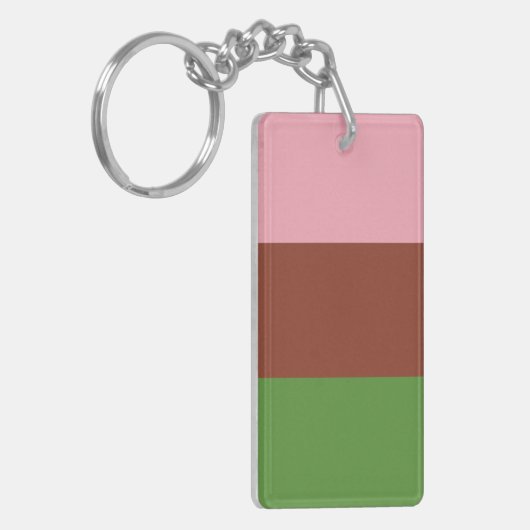 Gynesexual Pride Flag  キーホルダー (正面左)