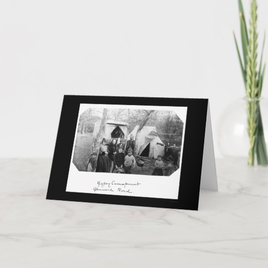 Gypsy Camp in Bethesda, MD 1888 カード (正面)