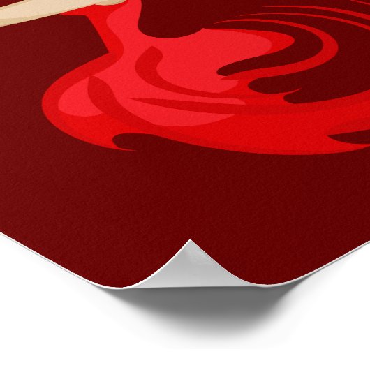 Gypsy Flamenco Dancer ポスター (角)