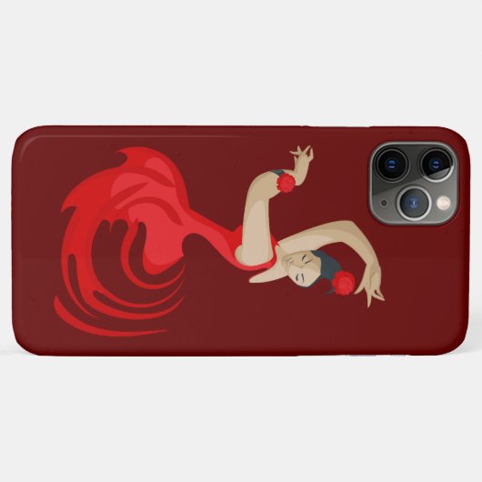 Gypsy Flamenco Dancer Case-Mate iPhoneケース (裏面(横))
