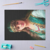 Gypsy woman victorian elegant boho bellydancer 薄葉紙 (クラフト)