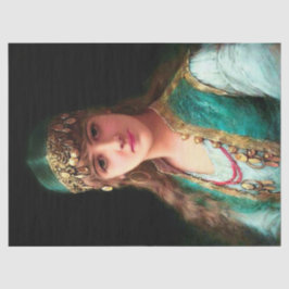 Gypsy woman victorian elegant boho bellydancer 薄葉紙