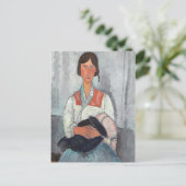 Gypsy Woman with Baby, 1919 (oil on canvas) ポストカード (スタンド正面)