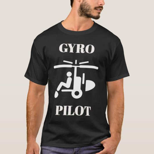 Gyro Pilot Gyrocopter Tシャツ (正面)