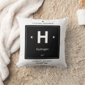 Hの水素(元素) クッション (ブランケット)