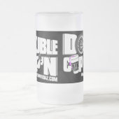 Hの町RIDAZ -二重Cupp'nの黒ビールのジョッキ フロストグラスビールジョッキ (中央)