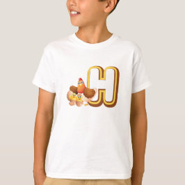 Hはニワトリ Tシャツ