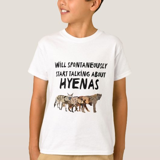 Hはハイエナのためだ Tシャツ (正面)