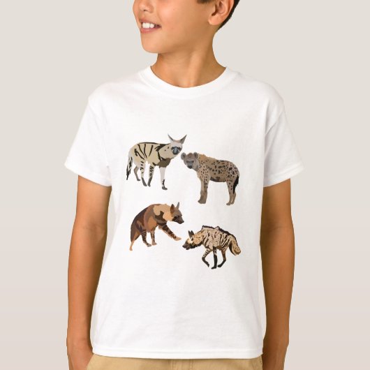 Hはハイエナのためだ Tシャツ (正面)