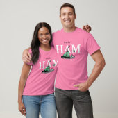 "HはハムのH" | アルファベットデザイン Tシャツ (ユニセックス)