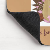 Hはハリネズミのためです マウスパッド (コーナー)