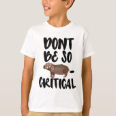 Hはヒッポだ Tシャツ (正面)