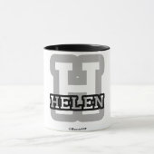 Hはヘレンのためです マグカップ (中央)