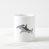 HはHammerhead Shark コーヒーマグカップ (中央)