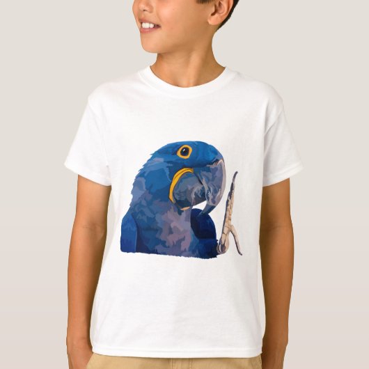HはHyacinth Macaw用 Tシャツ (正面)