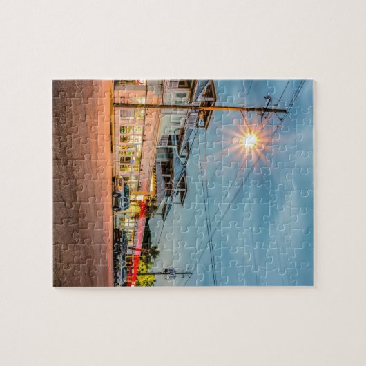 hを均等にするtybeeの島の町のサバンナのジョージアの海 ジグソーパズル (横)