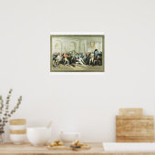 Hアンジェロ氏のフェンシング学院はチャールズが刻んだ ポスター (キッチン)