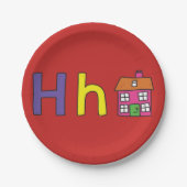 Hイズフォーハウス紙プレート ペーパープレート (正面)