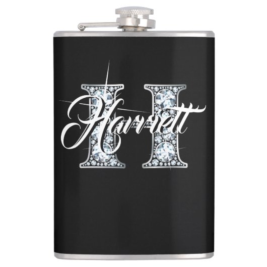 Hダイアモンドフェイクモノグラム フラスク (正面)
