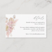 HピンクボホフローラSMエンクロージャカード2 エンクロージャーカード (正面)