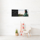 Hフォトモダン大学院バナー – 黒 横断幕 (インサイチュ)