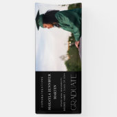 Hフォトモダン大学院バナー – 黒 横断幕 (縦)